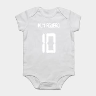 Kun Aguero Man City 10 shirt Baby Bodysuit